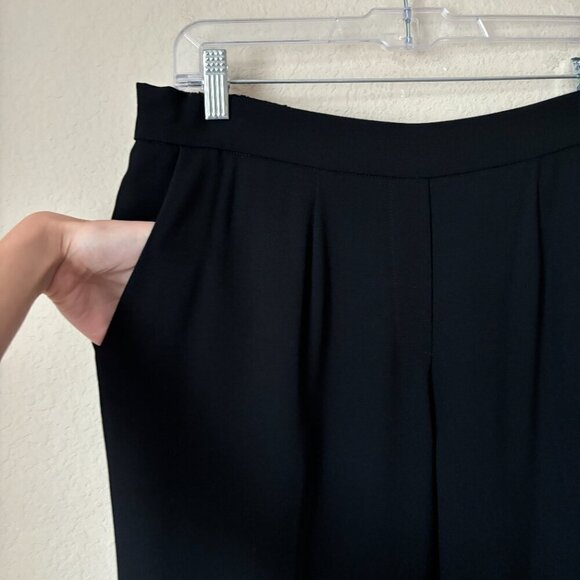 The Reset R Label Black Essential Pull On Stretch Waist Trouser Pants - Picture 4 of 9